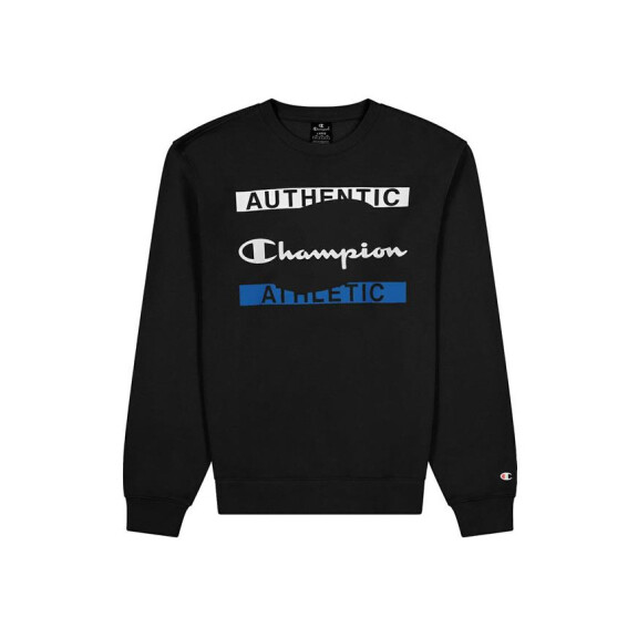 Bluza męska Champion CREWNECK SWEATSHIRT 216604KK001 Czarna - Rozmiar S