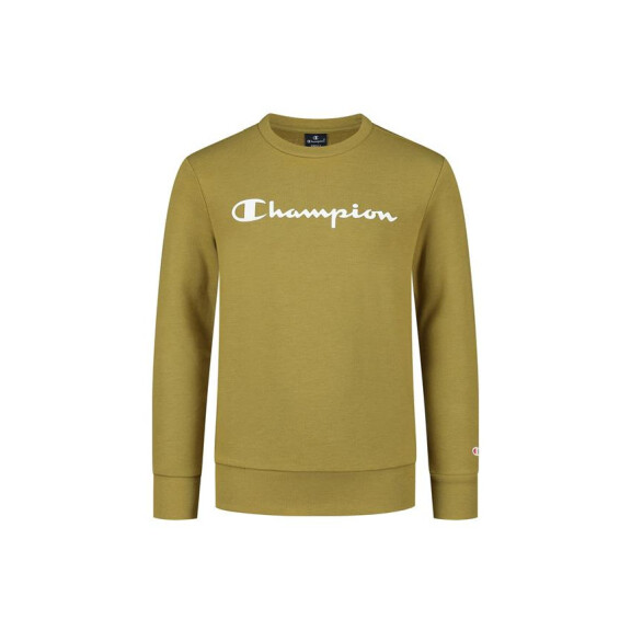 Bluza dziecięca Champion CREWNECK SWEATSHIRT 305905GS092 Zielona - Rozmiar 162-167