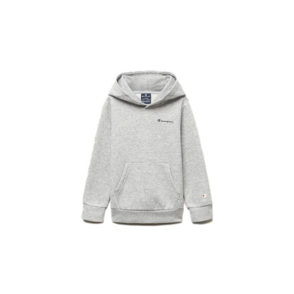 Bluza dziecięca Champion HOODED SWEATSHIRT 306126EM021 Szara - Rozmiar 138-142