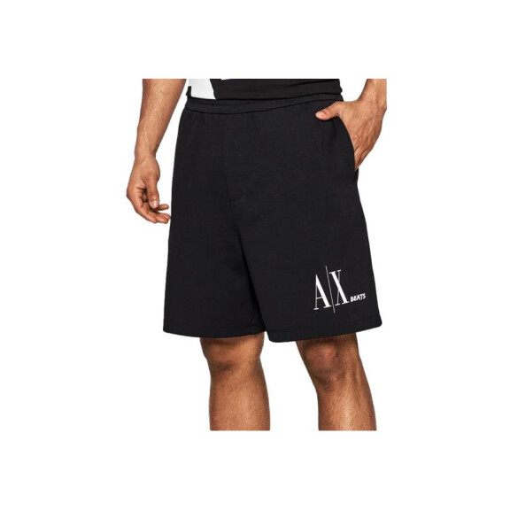 Szorty męskie Armani Exchange BERMUDA 3LZSJE-ZJYAZ-1200 Czarne - Rozmiar L