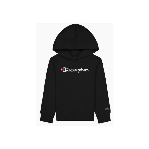 Bluza dziecięca Champion HOODED SWEATSHIRT 404330KK001 Czarna - Rozmiar 162-167