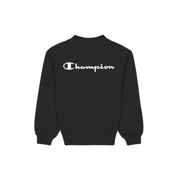 Bluza dziecięca Champion CREWNECK SWEATSHIRT 404443KK001 Czarna - Rozmiar 174-179