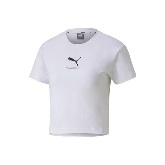 Koszulka damska Puma NU-TILITY FITTED TEE 58137702 Biała - Rozmiar XS