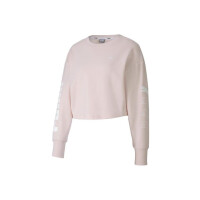 Bluza damska Puma REBEL CREW SWEAT TR 58175517 Różowa - Rozmiar XS