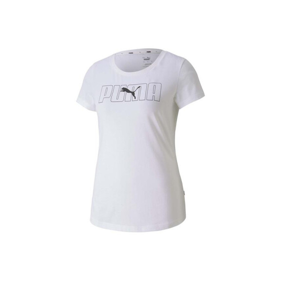 Koszulka damska Puma REBEL GRAPHIC TEE 58355752 Biała - Rozmiar XS