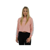 Koszulka dziecięca Fila TAPED CROPP TEENS 683324A712 Różowa - Rozmiar 170-176