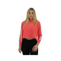 Koszulka dziecięca Fila TAPED CROPP TEENS 683324B011 Różowa - Rozmiar 158/164
