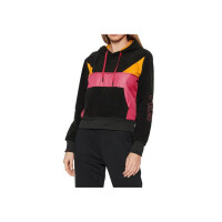 Bluza damska Fila PIPPA CROPPED HOODY W 683438A273 Czarna - Rozmiar S
