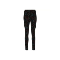 Spodnie damskie Fila FIENA AOP LEGGINGS W 683490002 Czarne - Rozmiar XS