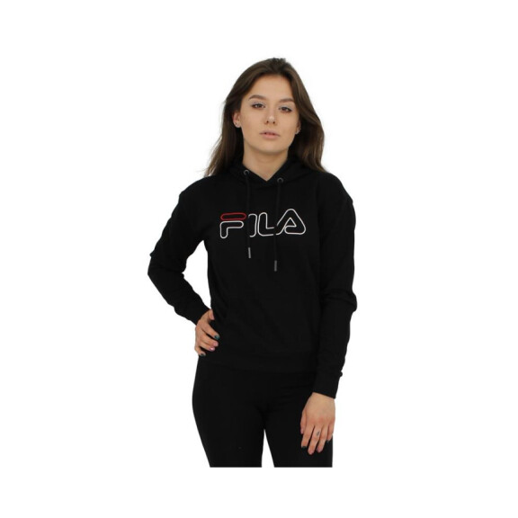 Bluza damska Fila LARKIN HOODY W 683502002 Czarna - Rozmiar XS