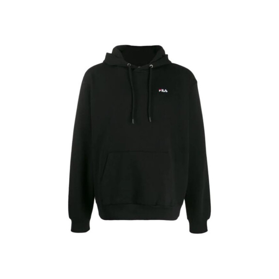Bluza męska Fila EDISON HOODY 687472002 Czarna - Rozmiar M
