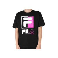 Koszulka męska Fila SAKU TEE 687475002 Czarna - Rozmiar XS