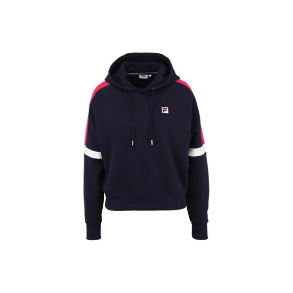 Bluza damska Fila CATE RAGLAN HOODY 688964B420 Niebieska - Rozmiar XS
