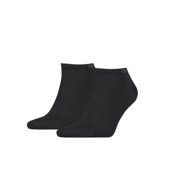 Skarpetki męskie Calvin Klein MEN SNEAKER 2P 701218707001 Czarne - Rozmiar 43-46