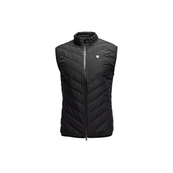 Kamizelka męska EA7 GILET 8NPQ03-PNE1Z-1200 Czarna - Rozmiar L