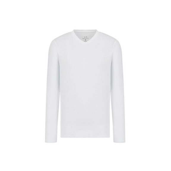 Koszulka męska Armani Exchange T-SHIRT 8NZM99-ZJA5Z-1100 Biała - Rozmiar L