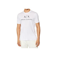 Koszulka męska Armani Exchange T-SHIRT 8NZTCJ-Z8H4Z-1100 Biała - Rozmiar 2XL