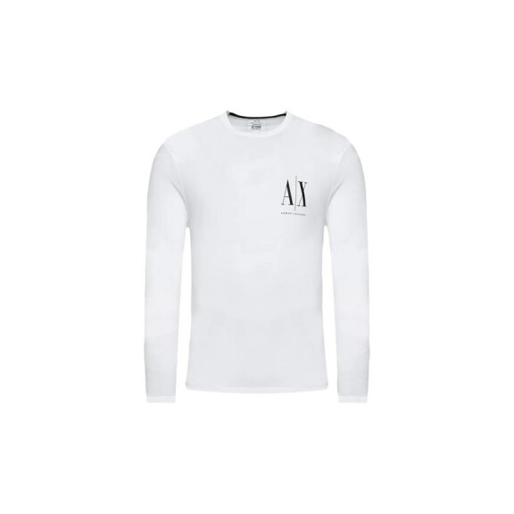 Koszulka męska Armani Exchange T-SHIRT 8NZTPL-ZJH4Z-1100 Biała - Rozmiar 2XL
