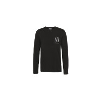 Koszulka męska Armani Exchange T-SHIRT 8NZTPL-ZJH4Z-1200 Czarna - Rozmiar 2XL
