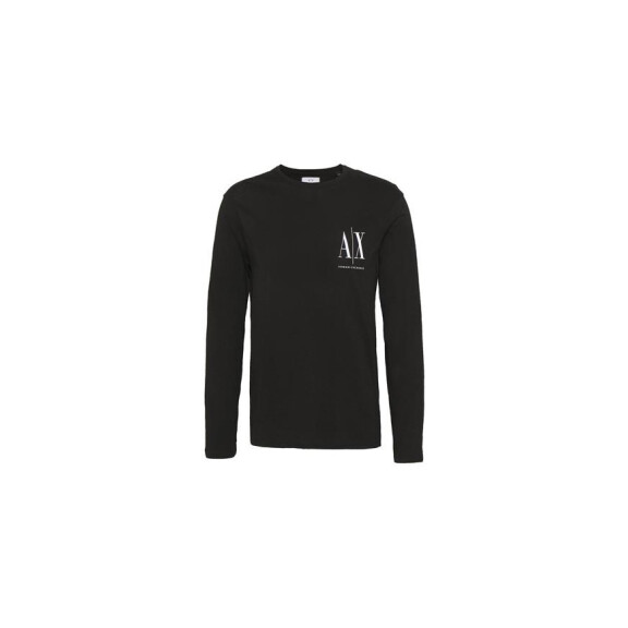 Koszulka męska Armani Exchange T-SHIRT 8NZTPL-ZJH4Z-1200 Czarna - Rozmiar 2XL