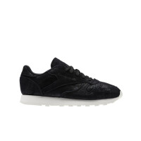 Buty damskie Reebok CL LTHR SHIMMER BS9856 Czarne - Rozmiar 37,5