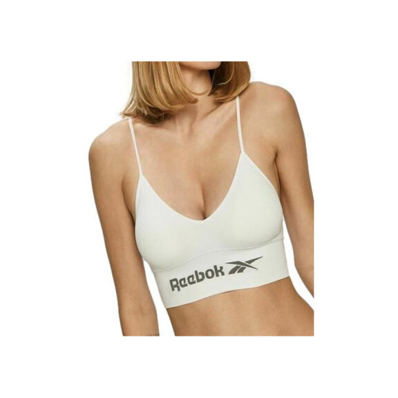 Koszulka damska Reebok SEAMLESS BRA TERRI C95130 Biała - Rozmiar L