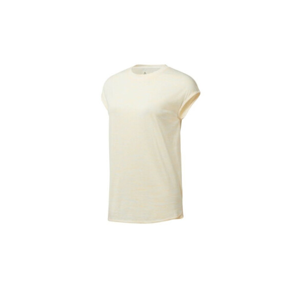 Koszulka damska Reebok EL MARBLE TEE CF8606 Beżowa - Rozmiar S