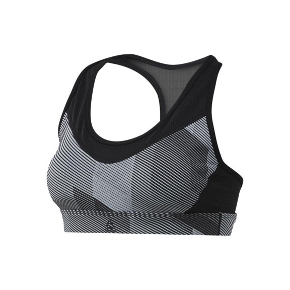 Koszulka damska Reebok OS HERO RACER BRA P DY8220 Szara - Rozmiar XS