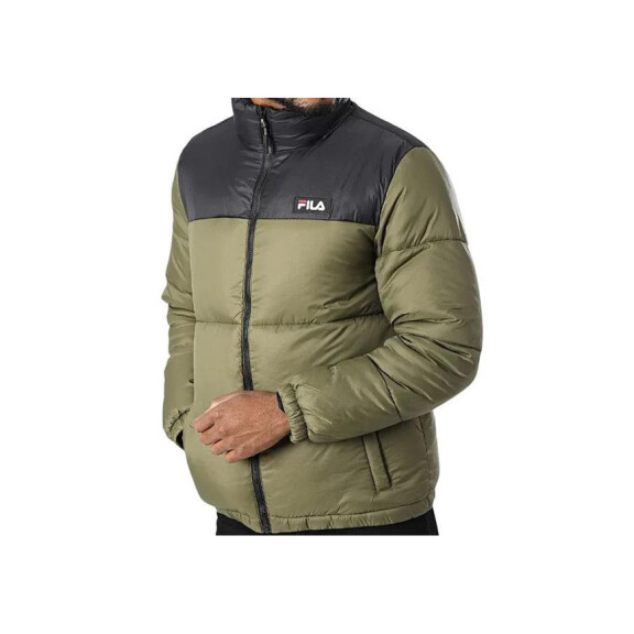 Kurtka męska Fila SOLLER PUFF JKT FAM040463046 Zielona - Rozmiar L