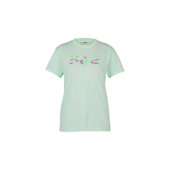 Koszulka damska Fila BASCO TEE FAW009860002 Zielona - Rozmiar S