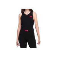 Koszulka damska Fila BASIN CROPPED TANK TOP FAW013680009 Czarna - Rozmiar M