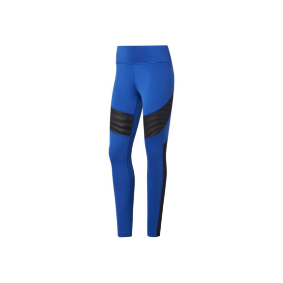 Spodnie damskie Reebok WOR MESH TIGHT FK6879 Niebieskie - Rozmiar L