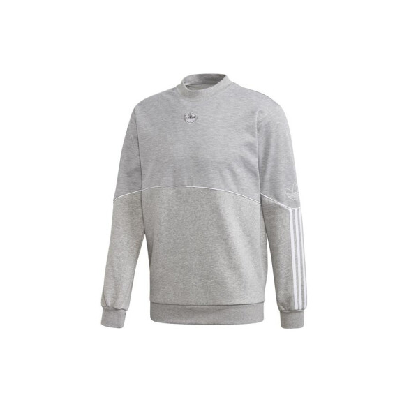 Bluza męska adidas Originals OUTLINE CRW FLC FM3921 Szara - Rozmiar S