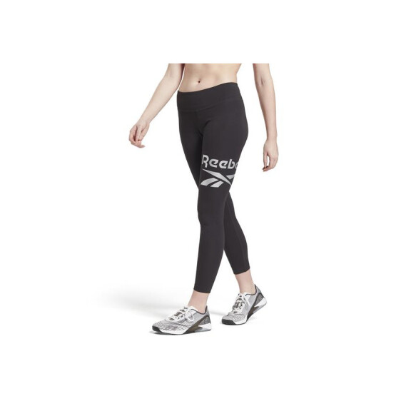 Spodnie damskie Reebok RI BL COTTON LEGGINGS GR9390 Czarne - Rozmiar XS