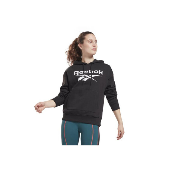 Bluza damska Reebok RI BL FLEECE HOODY GS9392 Czarna - Rozmiar XS