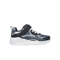 Buty dziecięce Skechers UNO LITE - CHROMA-CRUISER 403645LGYBK Szare - Rozmiar 27