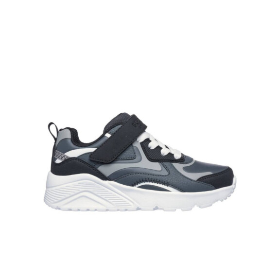 Buty dziecięce Skechers UNO LITE - CHROMA-CRUISER 403645LGYBK Szare - Rozmiar 28