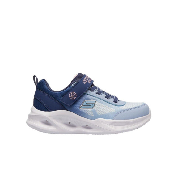 Buty dziecięce Skechers SOLA GLOW 303714LNVLB Niebieskie - Rozmiar 29