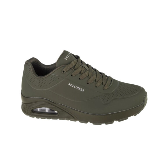 Buty męskie Skechers UNO STAND ON AIR 52458DKGR Zielone - Rozmiar 45