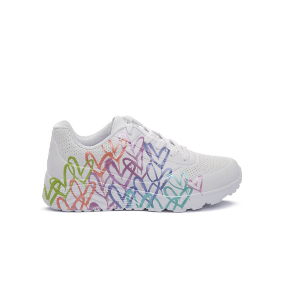 Buty Skechers UNO LITE-METALLIC JOY 314098LWMLT Białe - Rozmiar 36