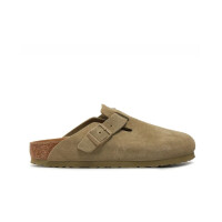 Klapki damskie Birkenstock BOSTON LEVE NARROW 1025844 Khakie - Rozmiar 42