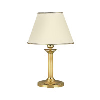 Lampka stołowa z abażurkiem KLASIK 1288-CL N/J