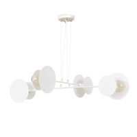 Nowoczesna biała lampa wisząca IDEO 4 WHITE 1793/4/E 4-punktowa