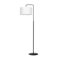 Lampa podłogowa z dużym abażurem TRIPO LP1/BLACK/WHITE 1570/2/E