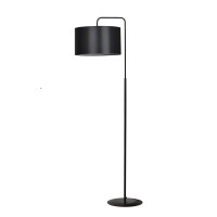 Czarna lampa podłogowa do salonu TRIPO LP1/BLACK/BLACK 1570/1/E