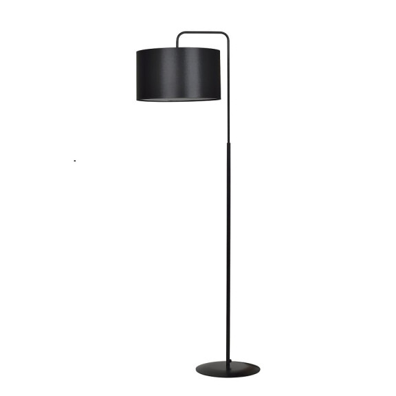 Czarna lampa podłogowa do salonu TRIPO LP1/BLACK/BLACK 1570/1/E