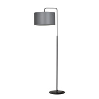 Lampa stojąca z szarym abażurem TRIPO LP1/BLACK/GRAY 1570/3/E