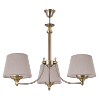 Elegancki żyrandol do sypialni AZALIA 615-3/13 3-płomienny