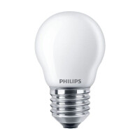Żarówka KULKA E27 4,3W PHILIPS 470lm ciepła