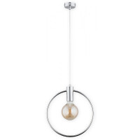 Nowoczesna lampa wisząca TESO 1O2951 W1 CH/Le PROMOCJA